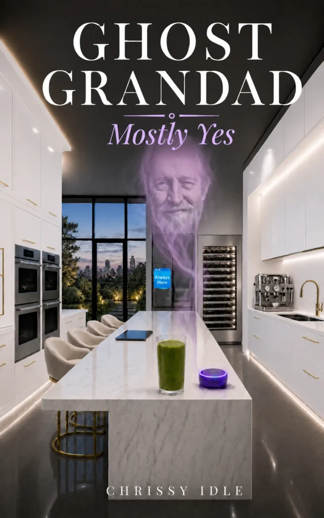 Home ghost grandad mostly yes book cover chrissy idle